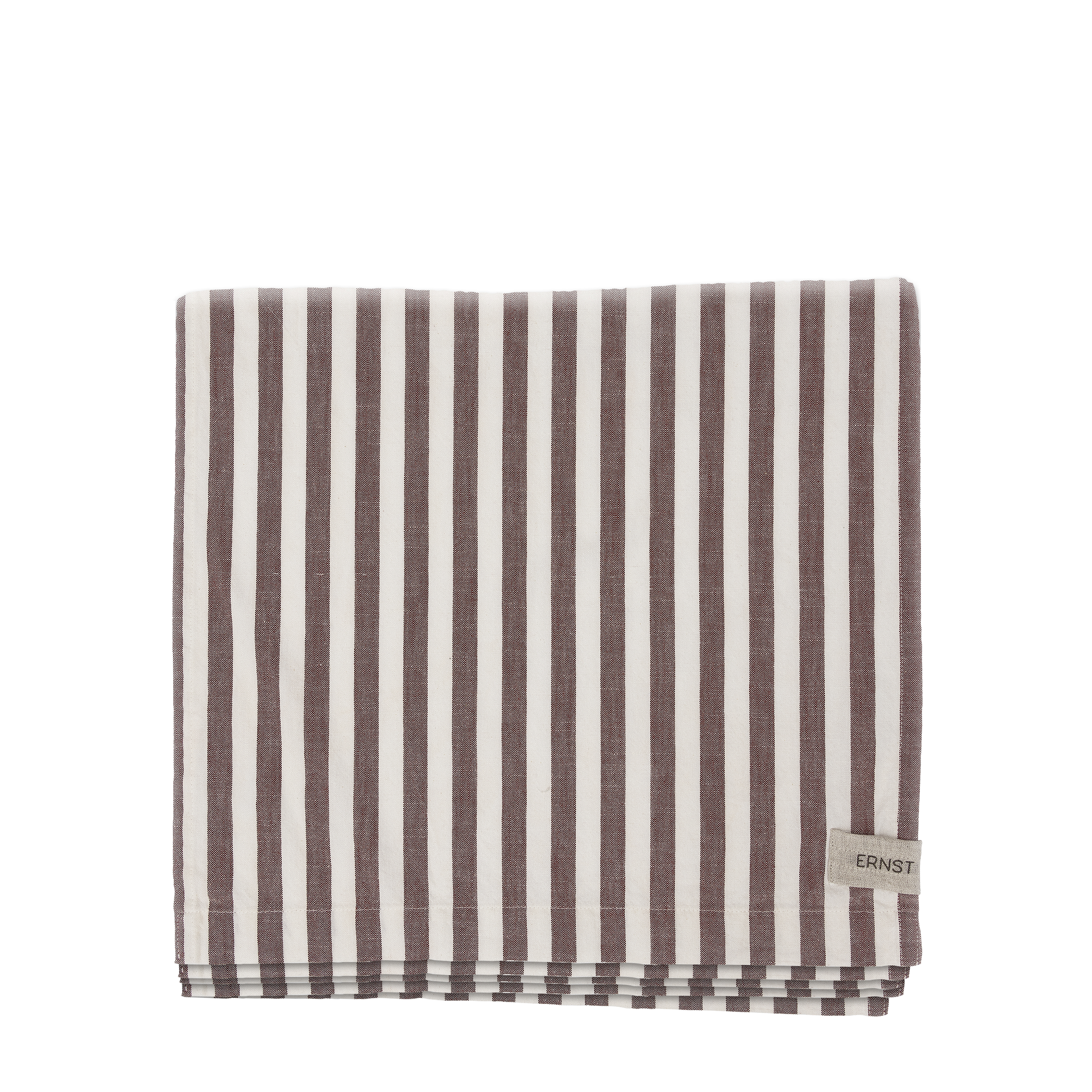 Duk 145x300 randig röd/vit