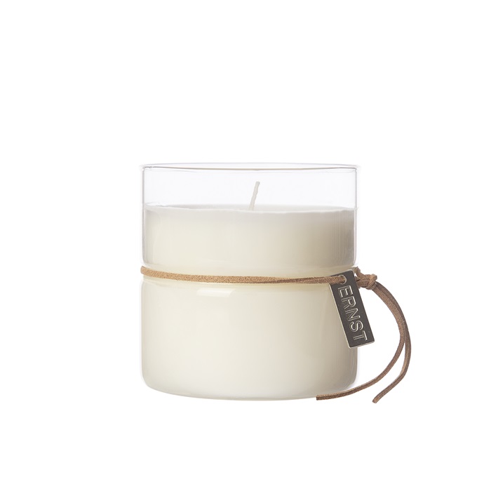 Scented candle in glassjar d8 h8,5