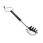 Pasta ladle, darkbrown wood/metal