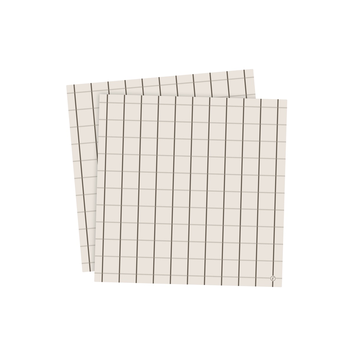 Paper napkin 33x33 beige/mole