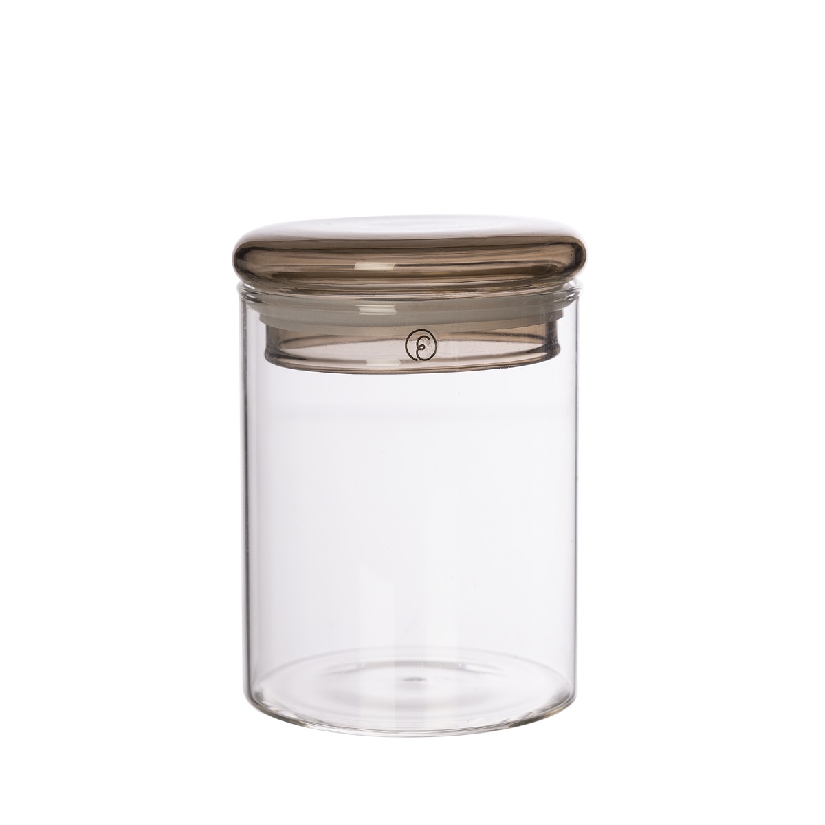 Förvaringsburk d9 h12,5cm, glas