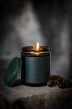 Doftljus glas Vinterpäron d9 grön