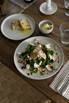 Tallrik d24,5 h2 cm naturvit