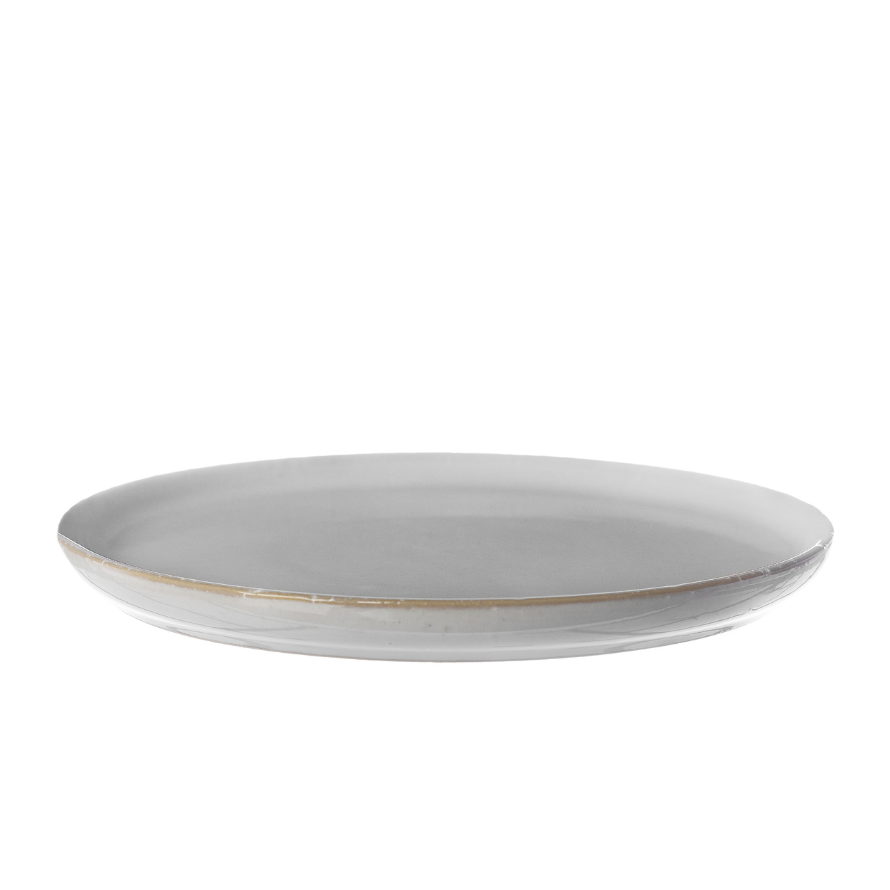 Assiett d20 h2 cm naturvit