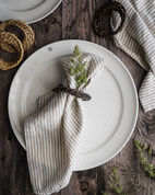 Tallrik porslin, d27, vanilj