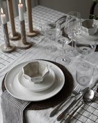 Tallrik porslin, d27, vanilj