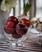 Glasskål på fot d16,5 h12 cm