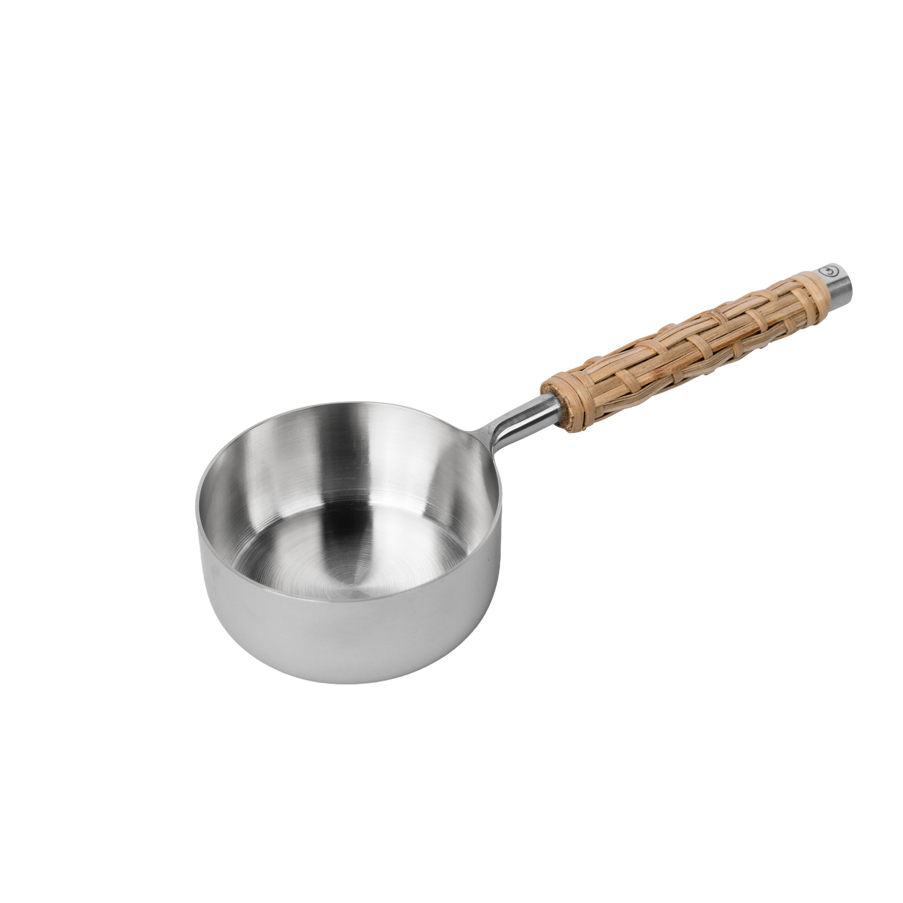 Decilitermått metall/flätat handtag