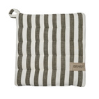 Grytlapp 23x25 salvia/vit bred rand