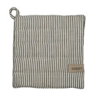 Grytlapp 23x25 salvia/vit smal rand