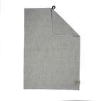 Kökshandduk  47x70 salvia/vit smal rand