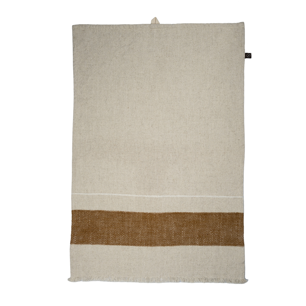 Kökshandduk 47x70 natur/kola/vit
