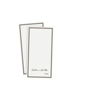 Servett 10x20 "Lycka"vit