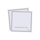 Servett 33x33 "I det enkla" Ljusgrå