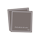 Servett 33x33 "I det enkla" Mullvad