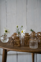 Glasvaser mönstrade 3-pack