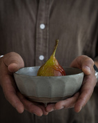 Skål d16 h6 cm grå/natur