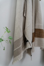 Kökshandduk 47x70 natur/beige/vit