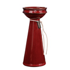 Lökvas d8,5 h20 cm röd