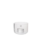 Candleholder in glass d8 h6 cm