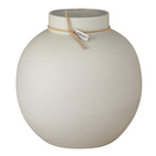 Vas stengods rund d21 h22, beige