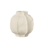 Vas stengods d13 h14cm naturvit