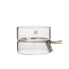 Värmeljuslykta glas d8 h6 cm