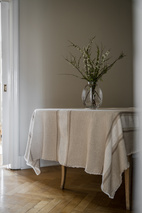 Duk 145x300 natur/vit/beige
