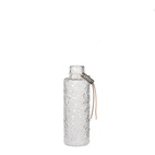 Glasvas d5 h15 cm struktur