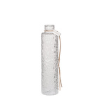 Glasvas d5 h20 cm struktur