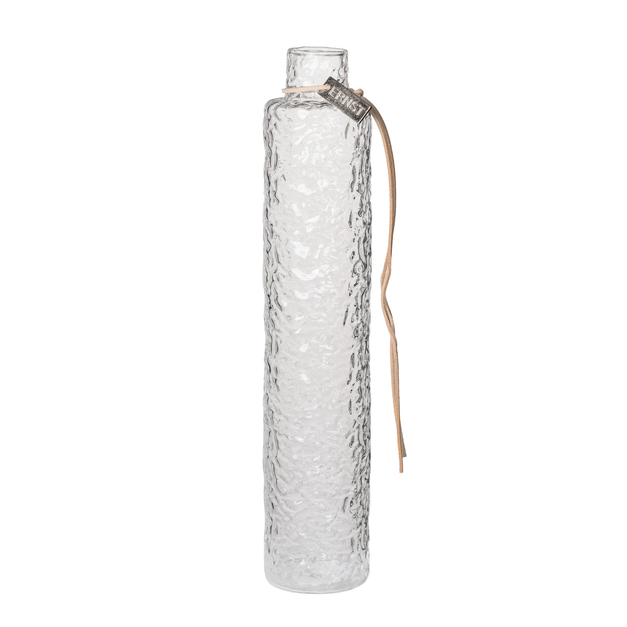Glasvas d5 h25cm struktur